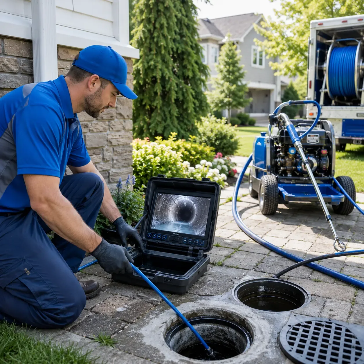 Outdoor drain cleaning professionals serving Tioga, TX