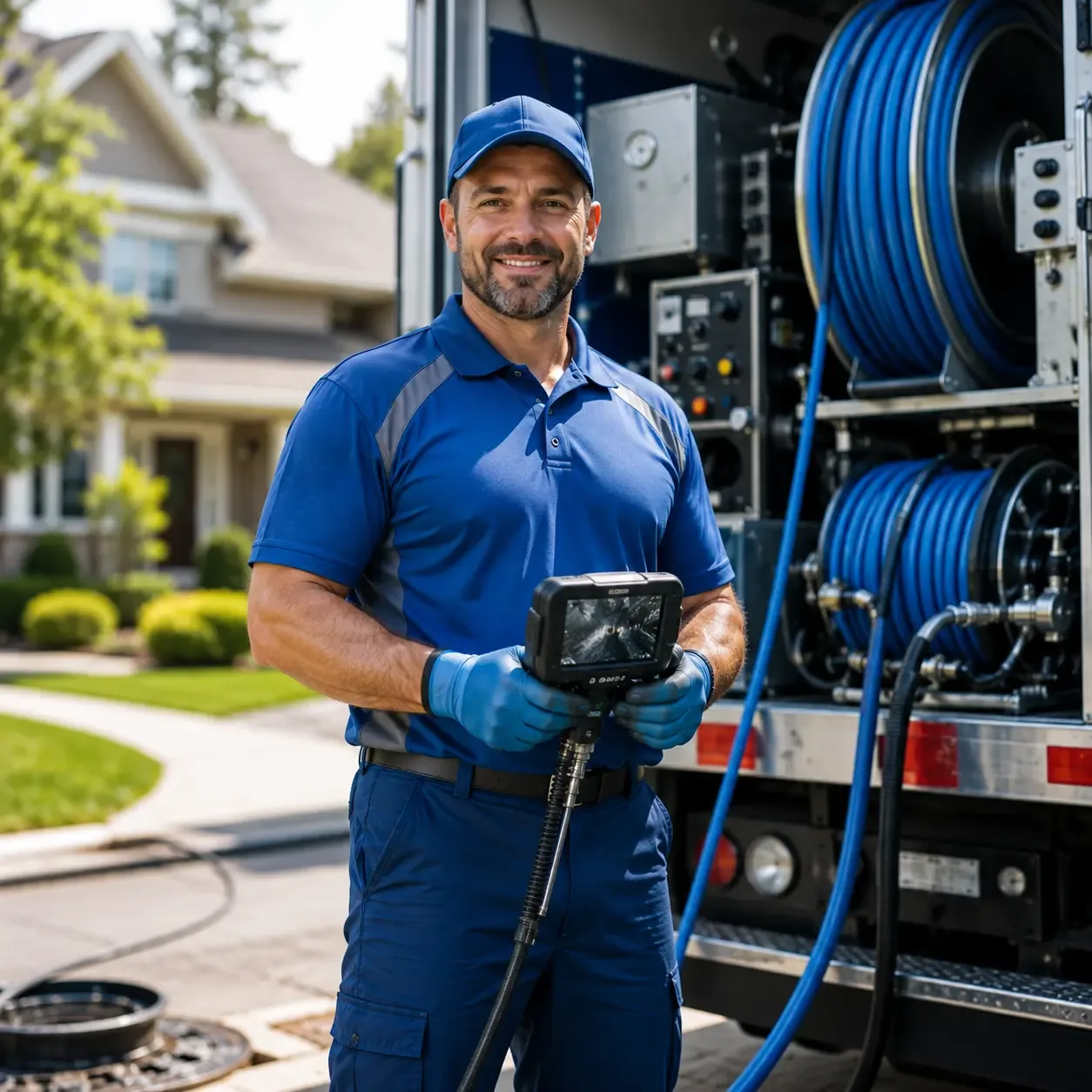 Local outdoor drain cleaning specialists in Tioga, TX
